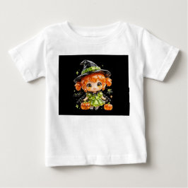 Söt Chibi Crystal Baby Häxa Halloween T Shirt