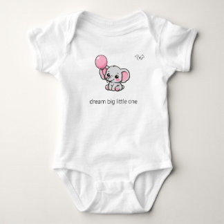 Söt Chibi Elefant Dröm Stort Litet Ett Barnkropp T Shirt