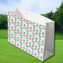 Söt Chibi-flicka Födelsedags Golf-tema Födelsedag