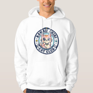 Söt Chibi Katt Kattmamma Presentidé - Söt Chibi Hoodie