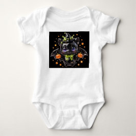 Söt Chibi Kristall Fladdermus Häxa Halloween T Shirt