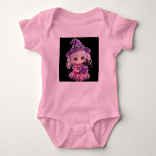 Söt Chibi Kristallhäxa Halloween T Shirt