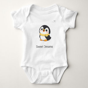 Söt Chibi-Pingvin med Halsduk Personlig T Shirt