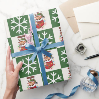 Söt Chibi Rens Julstrumpa Jul Presentpapper