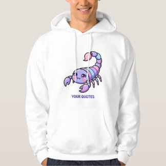 Söt Chibi Skorpion Zodiak Hoodie