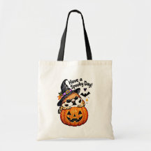 Söt Chibi Sparv Fågel Halloween Pumpa