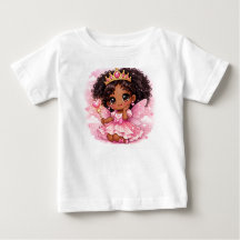 söt chibi t-shirt för små flickor 18–24 månader