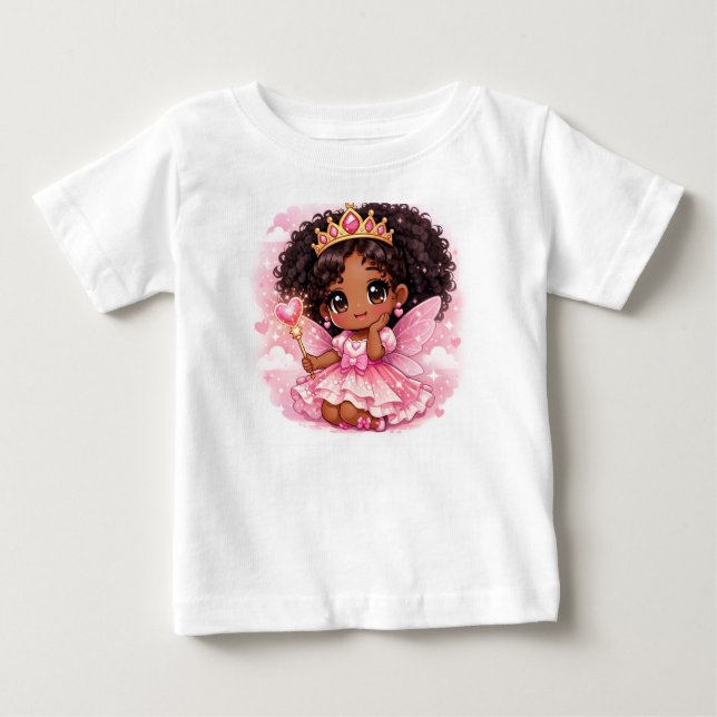 söt chibi t-shirt för små flickor 18–24 månader (Framsida)