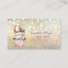 Söt Chic Elegant Bokeh Macaroon Cupcake