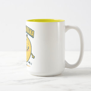 SÖT CHICKEN BANAN! Två-Tonad MUGG