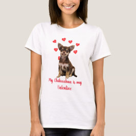 Söt Chihuahua Alla hjärtans dag för hundälskare Hö T Shirt