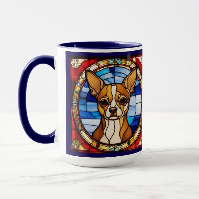 Söt Chihuahua-dricksmugg Mugg (Vänster)