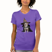 Söt Chihuahua-Häxa T-Shirt