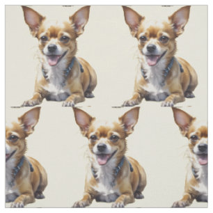 Söt Chihuahua Hund Husdjur Hundälskare Konst Tyg