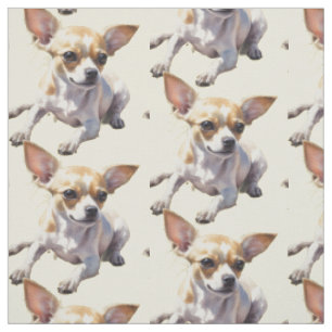 Söt Chihuahua Hund Husdjur Hundälskare Konst Tyg