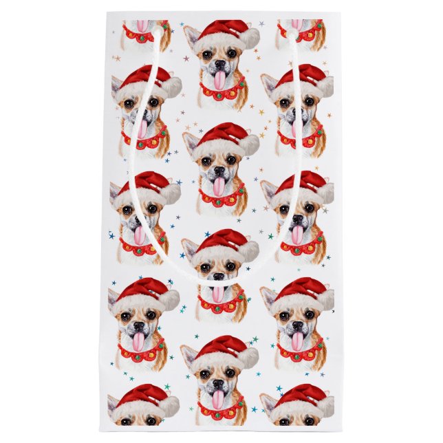 Söt Chihuahua Hund Julmönster (Framsidan)