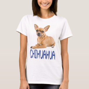 Söt Chihuahua-mamma valp hund räddning adoption T-shirt