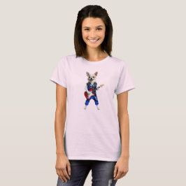 Söt Chihuahua Rockstjärna T-Shirt