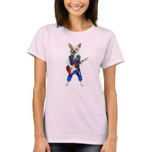 Söt Chihuahua Rockstjärna T-Shirt