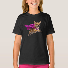 Söt Chihuahua-superhjälte Barn T-Shirt