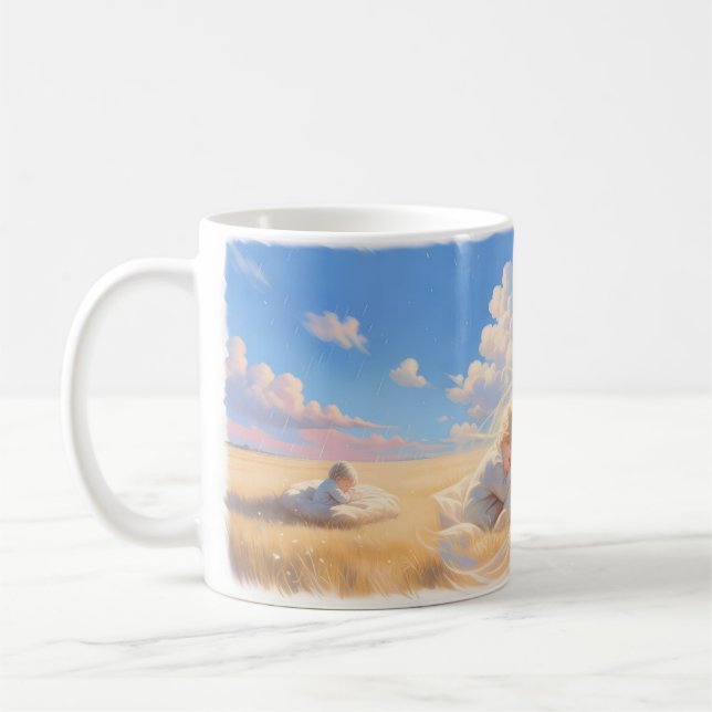Söt Child O' Mine — Mor & Bebis Fält Dröm Mu Kaffemugg (Vänster)