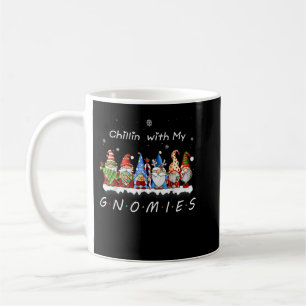 Söt Chillin med min Gnomies Funny Gnome Christm Kaffemugg
