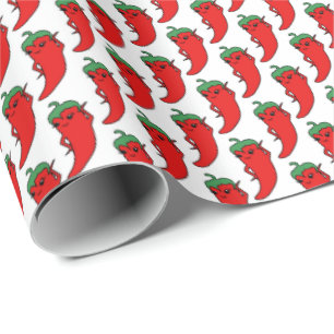 Söt Chillipeppar-ritning Presentpapper