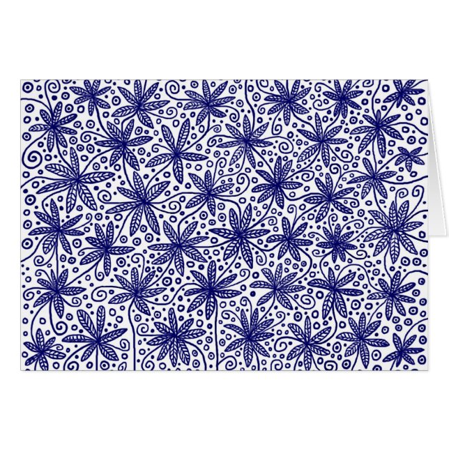 Söt China Hälsningskort (Framsidan Horizontal)