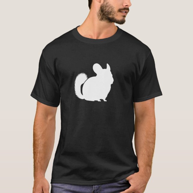 Söt chinchilla - Husdjur T Shirt (Framsida)