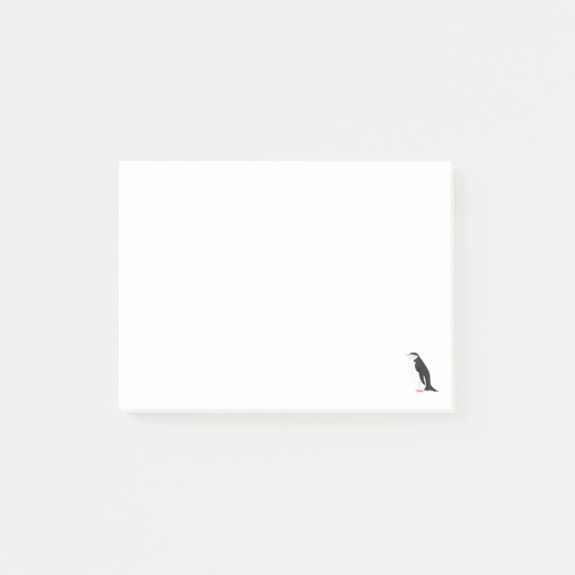 Söt Chinstrap Pingvin Rolig Antarktisk Djur Kärlek Post-it Block (Framsida)