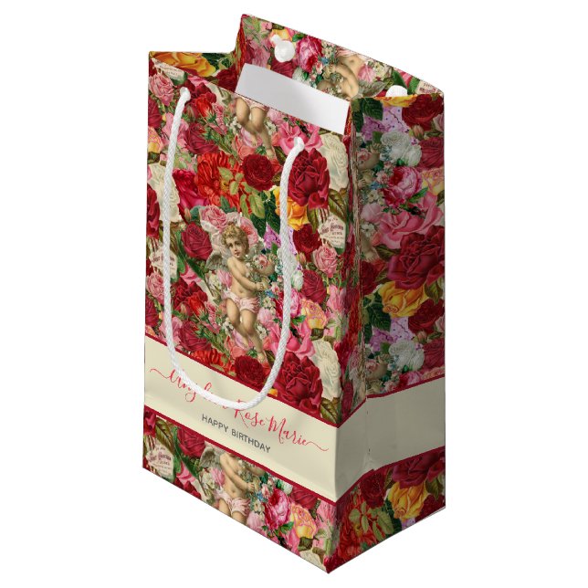 Söt Chintzy Victorian Scrapbook Cherubs (Framsidan Vinklad)