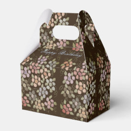 Söt Chocolate Brown Guest Favor Box Presentaskar