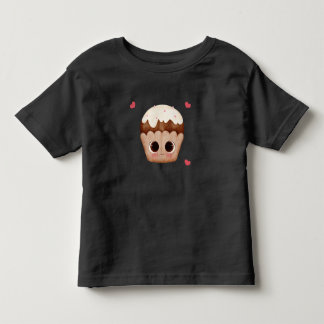 Söt Choklad Cupcake Barn T-Shirt