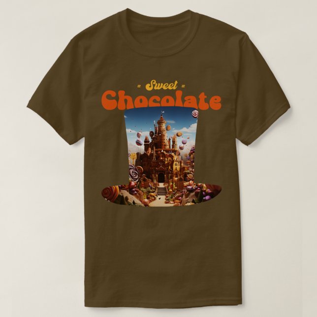 Söt chokladfabrik t shirt (Design framsida)