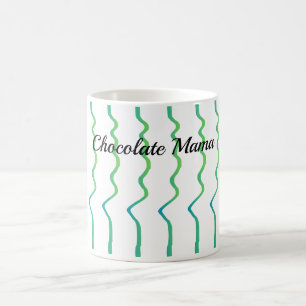 Söt chokladmamma Tvåtons-mugg Bästa mamman någon Kaffemugg