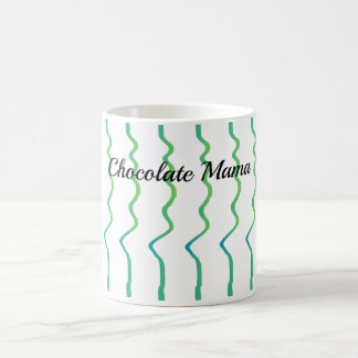 Söt chokladmamma Tvåtons-mugg | Bästa mamman någon Kaffemugg