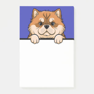 Söt Chow Chow presentartikel för hundälskare Post-it Block