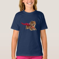 Söt Chow Chow Superhjälte Barn T-Shirt