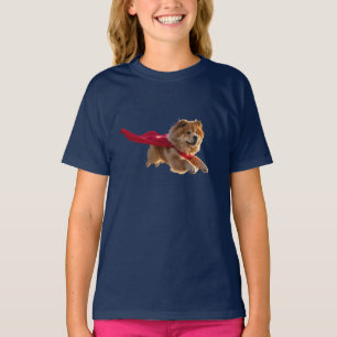 Söt Chow Chow Superhjälte Barn T-Shirt