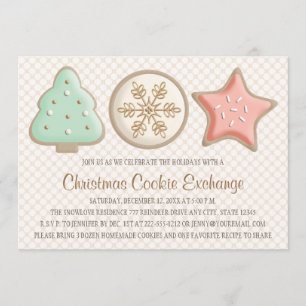 SÖT CHRISTMAS COOKIE SWAP INVITATIONS INBJUDNINGAR