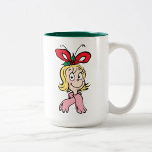 Söt Cindy Lou Who Porträtt Två-Tonad Mugg