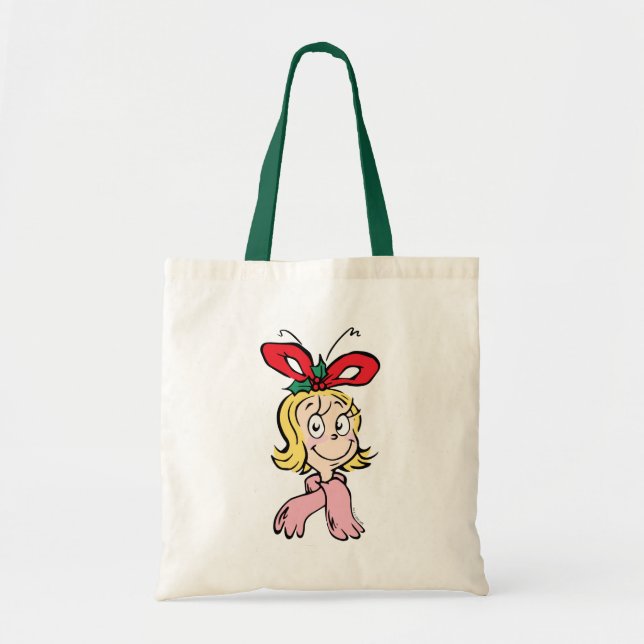 Söt Cindy Lou Who Porträtt Tygkasse (Framsidan)