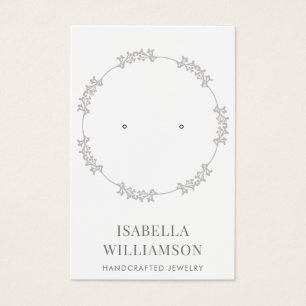 Söt Circle Utandning Ram Förarrendering Juderlig V Visitkort