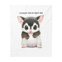 Söt citat av personlig Sugar Glider Belly Rub