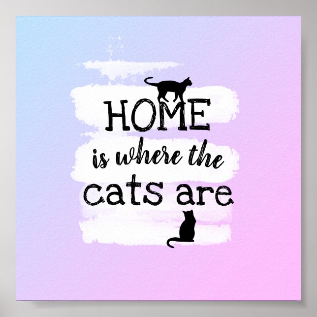 söt citattecken poster vattenfärgsdesign (Framsidan)