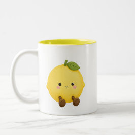 Söt Citron Mugg | Kawaii Frukt Kaffe Kopp Present