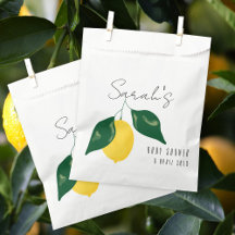 Söt citronbabyskor