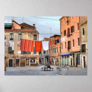 Söt Clotheslines i Campo Ruga Poster