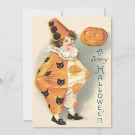Söt Clown Jack O Lantern Pumpa