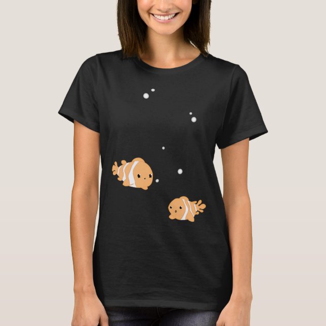 Söt clownfisk t shirt (Framsida)